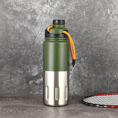 Double Tone Vacuum Bottle-Green