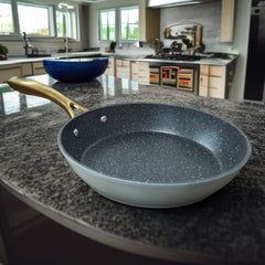 Marble Non Stick Frying Pan Light Green-24cm