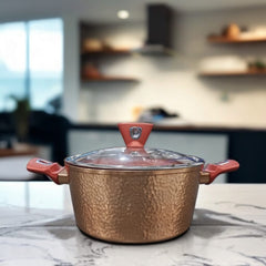 Marble-Coating Cooking Casserole 22cm