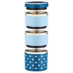 3 Layer Lunch Box-Blue