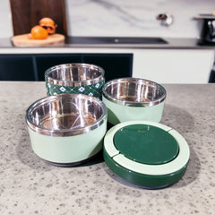 3 Layer Lunch Box-Green