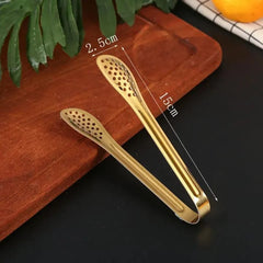 Golden Mini Serving Tong