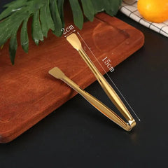 Golden Mini Serving Tong