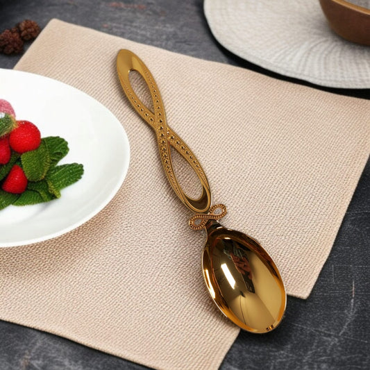 Golden Luxury Serving Spoon