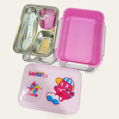 Cartoon Design Lunch Box-Pink