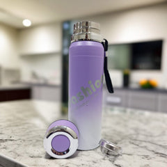 Stainless Steel Fashion Bottle Large-Purple