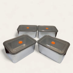 Stainless Steel 4 Pcs Food Container