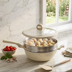 2 in 1 Steamer Wok-D3