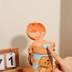 Rabbit Puzzle Design Water Bottle