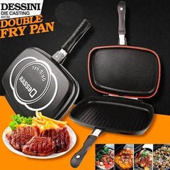 Dessini Double Sided Grill Pan 40cm (Black)