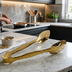 Golden Serving Tong