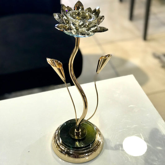 Crystal Candle Stand Large-1117