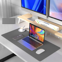 Leather Desk Mat-Grey