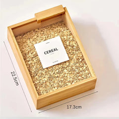 Wooden Grain Storage Box
