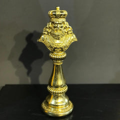 Single Piece Resin Golden Chess-Medium