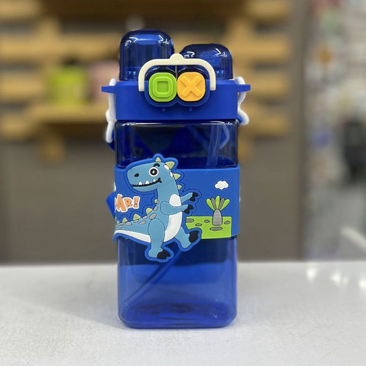 Happy Kids Dual Opening Bottle -Blue