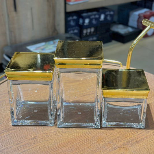3 Piece Acrylic Jar D-1