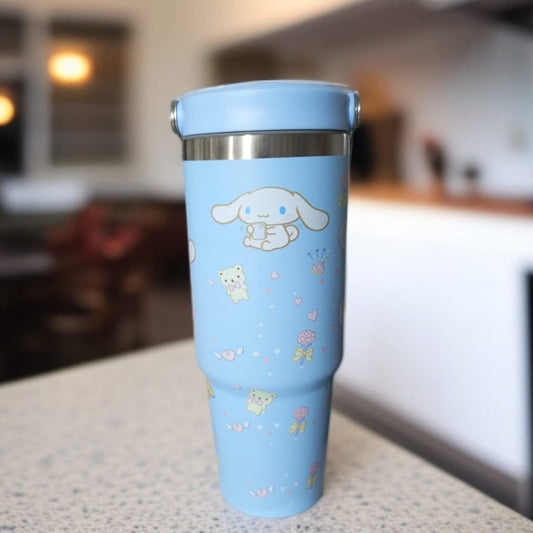 Stainless steel thermos cup -Sky Blue D2
