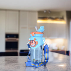 Kids Sipper Water Bottle-Blue
