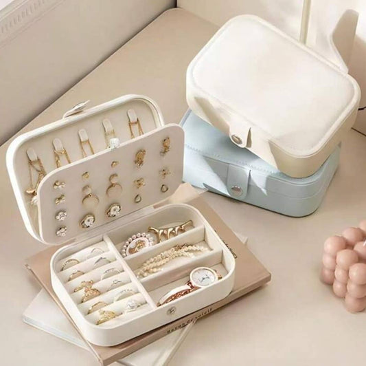 Multi-Layer Jewellery Storage Case-White