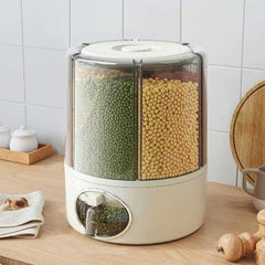 6 Grid Food Grain Storage Container