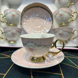 Elegant Cup Saucer Set-D8