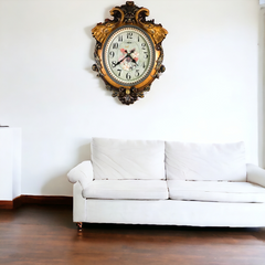 Golden Antique Clock