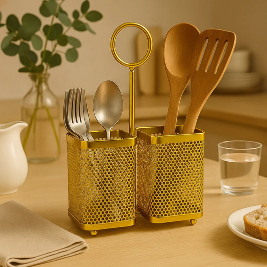 2-Section Kitchen Cutlery Organiser-Square