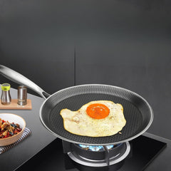 Laser Coating Deep Tawa with Handle-32cm