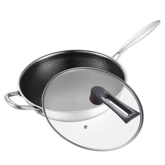 Non-Stick Single Side Laser Coating Pan-36cm