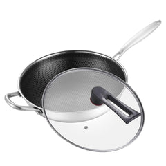 Non-Stick Single Side Laser Coating Pan-32cm