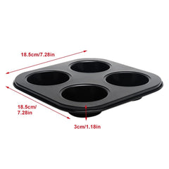 4 Holes Non-Stick Muffin Pan