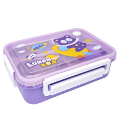Cartoon Design Lunch Box-Purple