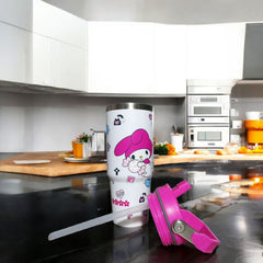 Stainless steel thermos cup -White