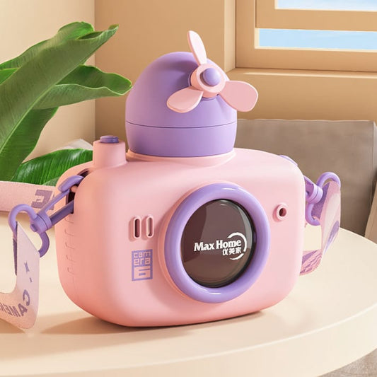 Camera Shape Water Bottle-Pink