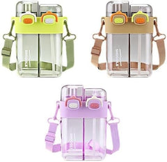 Double Drinking Water Bottle-Green