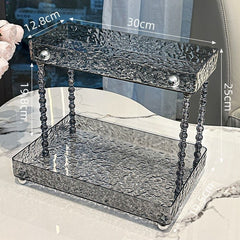 Acrylic 2 Layer Counter Organizer