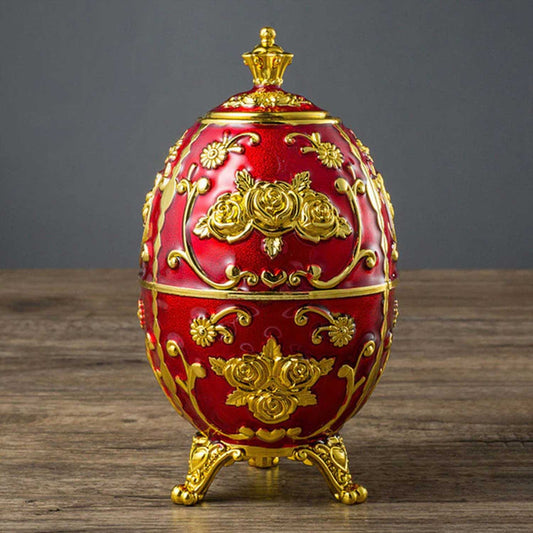 1PC European Pop-up Toothpick Holder Red Gold