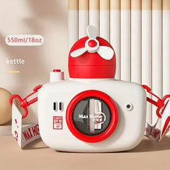 Camera Shape Water Bottle-White