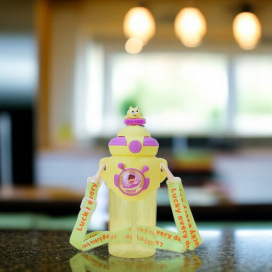 Kids Sipper Water Bottle-Yellow