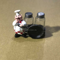 French Chef Salt & Pepper Cart,Holder