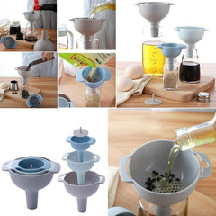 4 Pc Kitchen Funnel Set