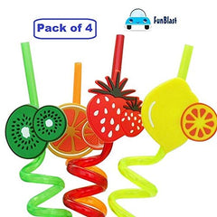 Cartoon Reusable Straws