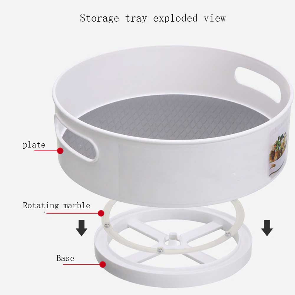 360 Rotating Kitchen Storage Tray