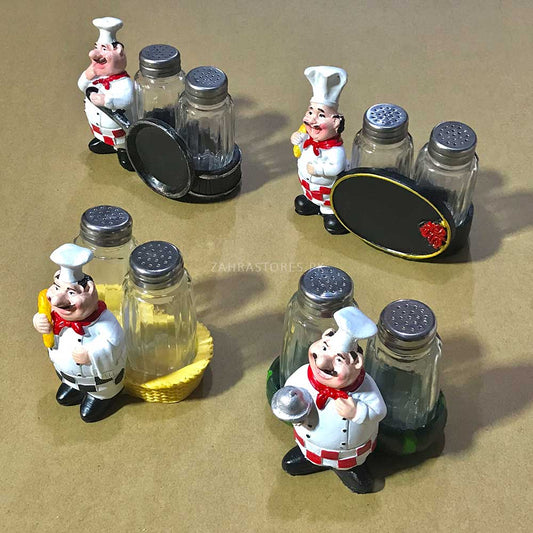 French Chef Salt & Pepper Cart Holder
