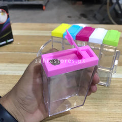 6pcs Transparent Spice Jar Seasoning Box