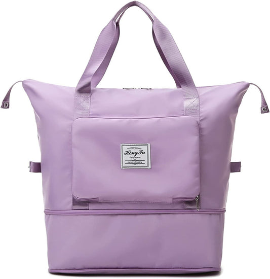 Large Capacity Travel Storage Bag (Light Purple)