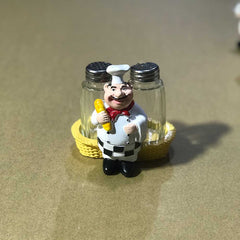 French Chef Salt & Pepper Cart,Holder