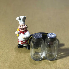 French Chef Salt & Pepper Cart,Holder