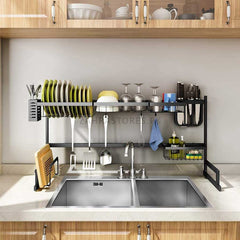 Adjustable Over The Sink Storage Rack